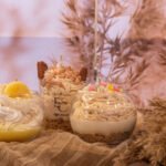 Χειροποίητο αρωματικό κερί Λεμόνι - Τσιχλόφουσκα - Καφέ